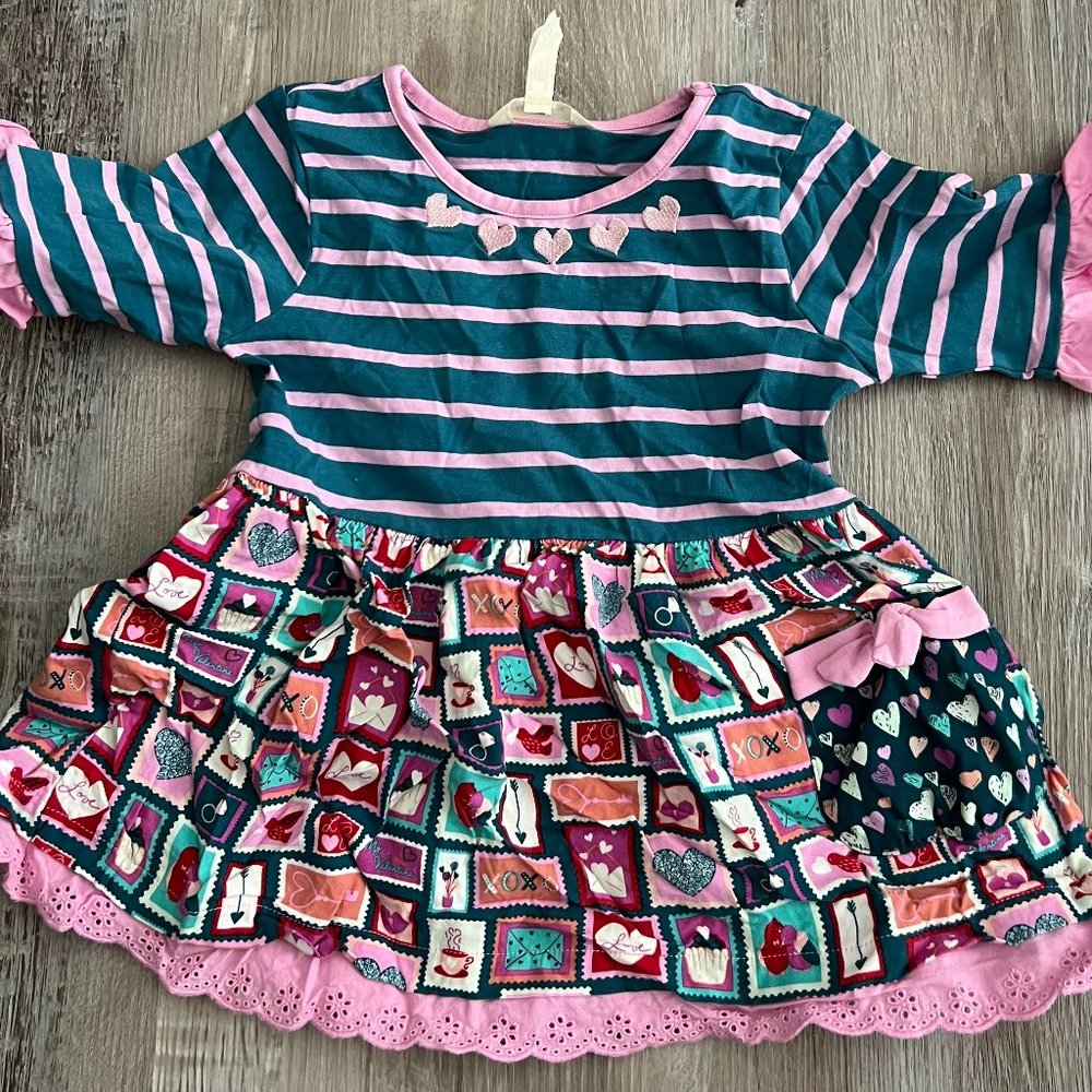 Matilda Jane Valentine's Day Stamp Tunic Tee